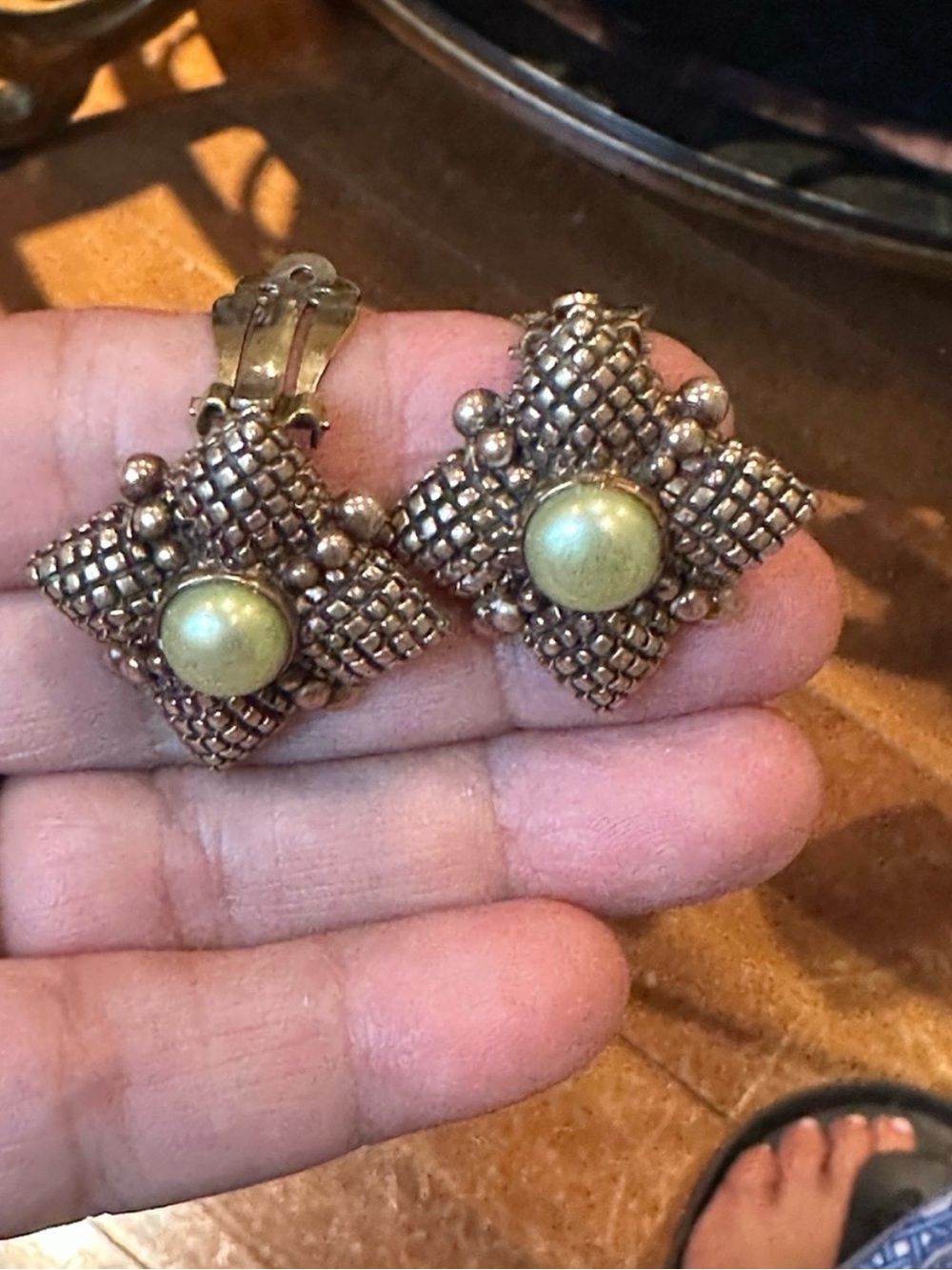 Stephen Dweck Bronze Earring